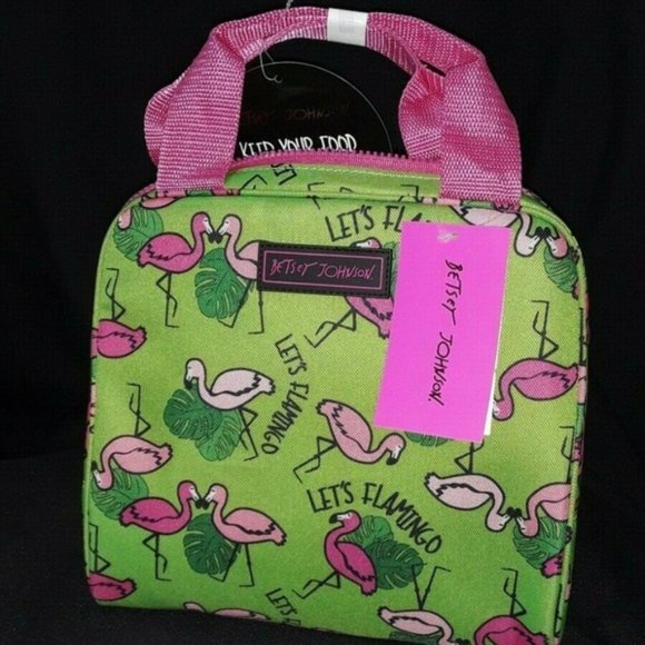 Betsey Johnson Handbags - Betsey Johnson FLAMINGO LUNCH TOTE